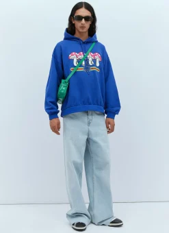 Mushroom Logo Hooded Sweatshirt