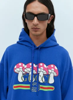 Mushroom Logo Hooded Sweatshirt