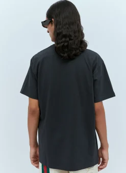 Mushroom Logo Print T-Shirt