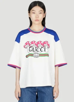 Mushroom Print T-Shirt