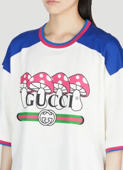 Mushroom Print T-Shirt