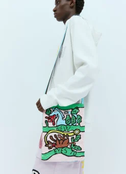 New Eyes Sequined Crossbody Bag