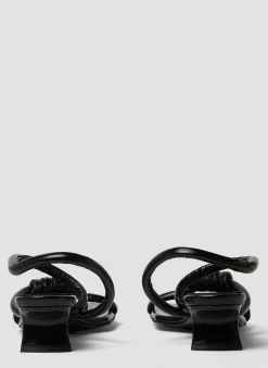 Noodle Knot Heeled Sandals