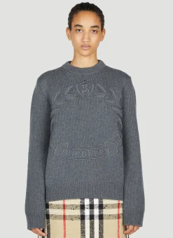 Oak Leaf Crest Sweater
