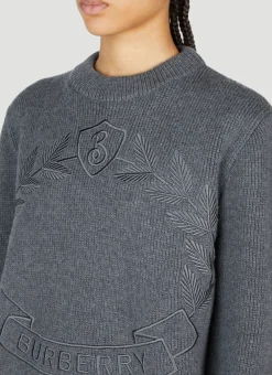 Oak Leaf Crest Sweater