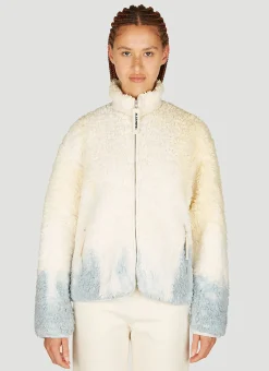 Ombre Soft-Fleece Zip-Up Sweatshirt