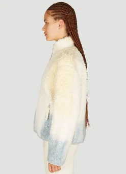 Ombre Soft-Fleece Zip-Up Sweatshirt