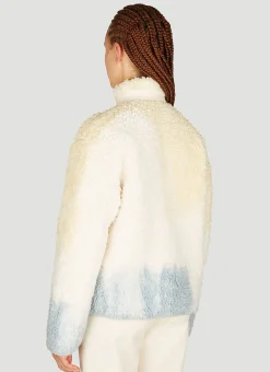 Ombre Soft-Fleece Zip-Up Sweatshirt
