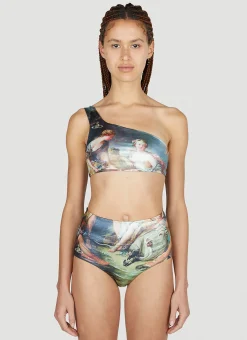 One Shoulder Bikini Set