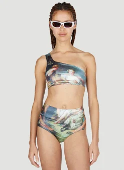 One Shoulder Bikini Set