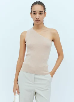 One-Shoulder Knit Top