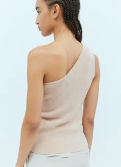 One-Shoulder Knit Top