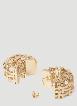 Open Cage Earrings