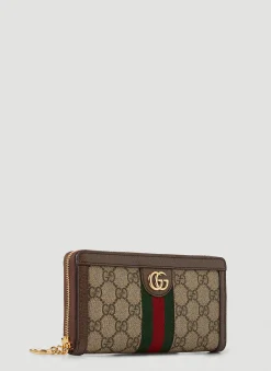 Ophidia Gg Zip Around Wallet