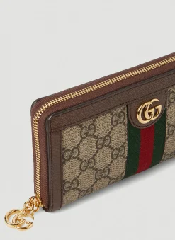 Ophidia Gg Zip Around Wallet