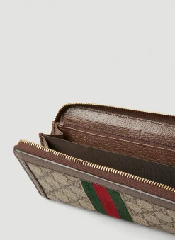 Ophidia Gg Zip Around Wallet