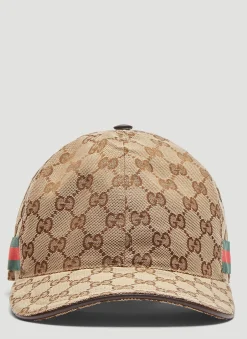 Original Gg Canvas Web Baseball Cap