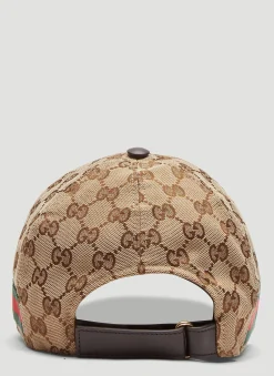 Original Gg Canvas Web Baseball Cap