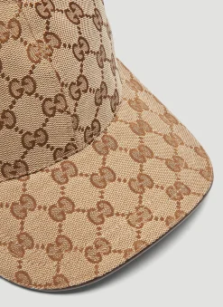 Original Gg Canvas Web Baseball Cap