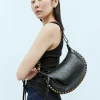 Oskan Moon Leather Shoulder Bag