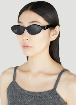 Oval Frame Sunglasses