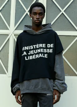 Overlayed Half Sweatshirt