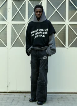 Overlayed Half Sweatshirt