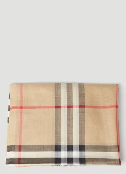 Oversized Check Scarf