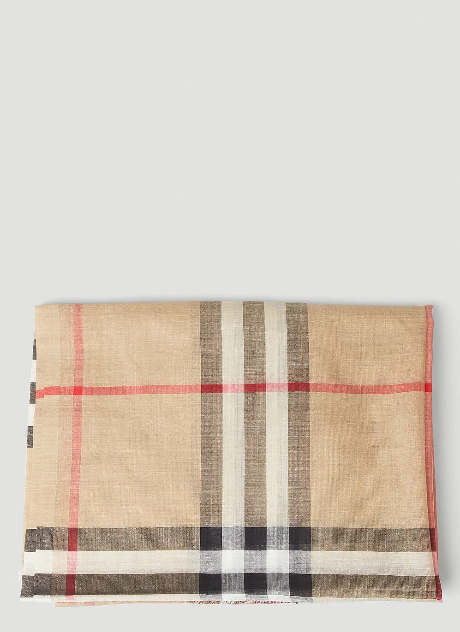 Oversized Check Scarf