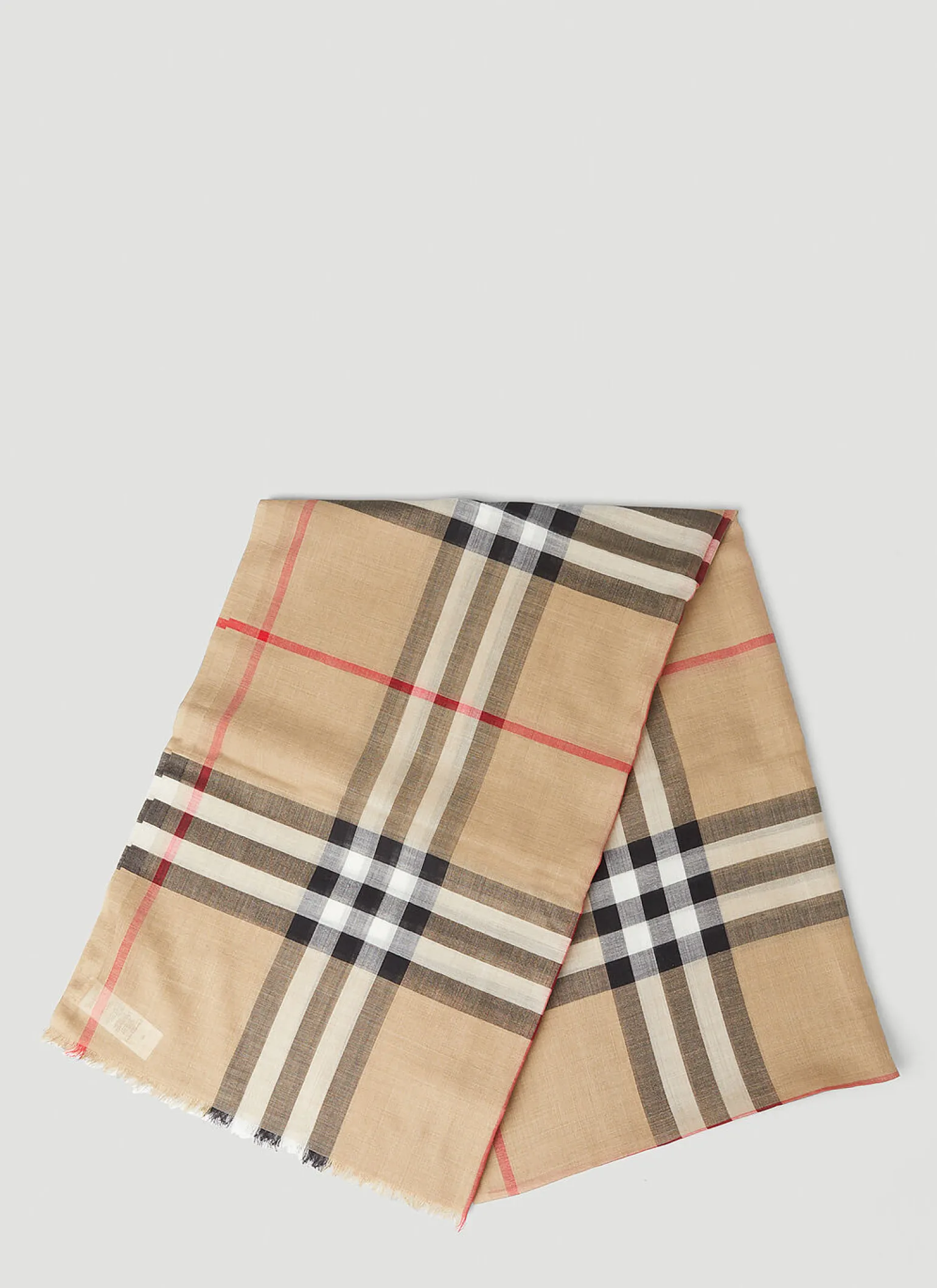 Oversized Check Scarf
