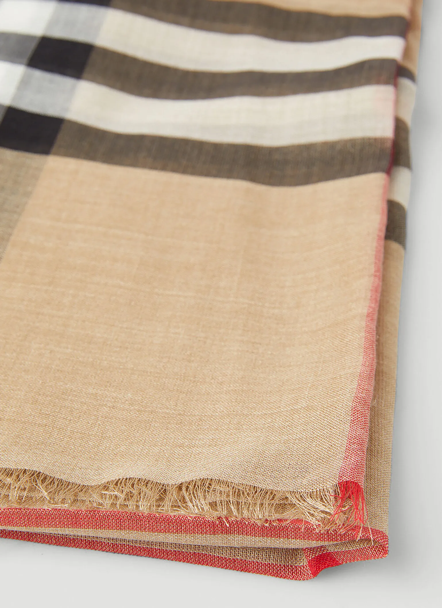Oversized Check Scarf