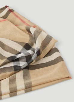 Oversized Check Scarf