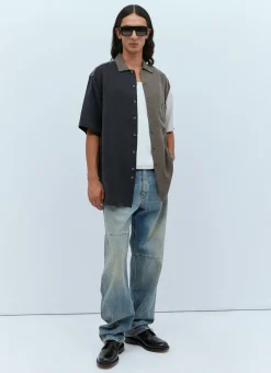 Oversized Colour Block Shirt