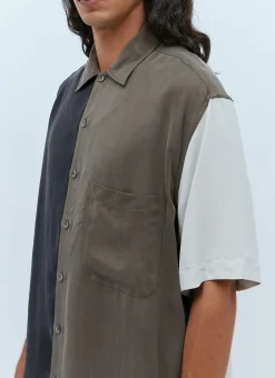 Oversized Colour Block Shirt