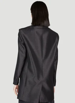 Oversized Metal Effect Blazer