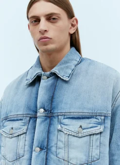 Oversized Padded Denim Jacket