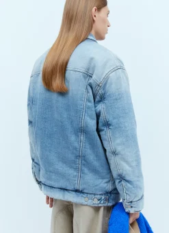 Oversized Padded Denim Jacket