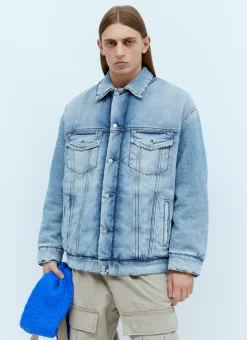 Oversized Padded Denim Jacket