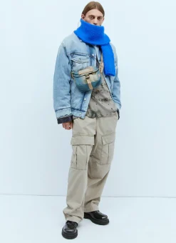 Oversized Padded Denim Jacket