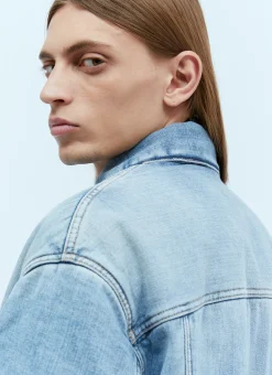 Oversized Padded Denim Jacket