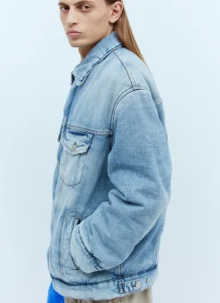 Oversized Padded Denim Jacket