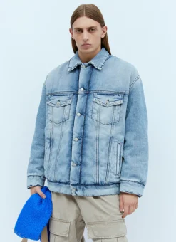 Oversized Padded Denim Jacket