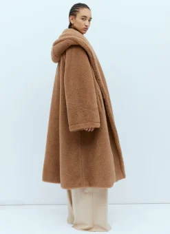 Oversized Teddy Wrap Coat