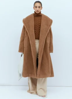 Oversized Teddy Wrap Coat