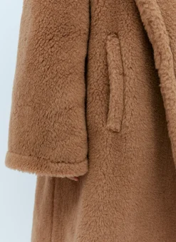 Oversized Teddy Wrap Coat