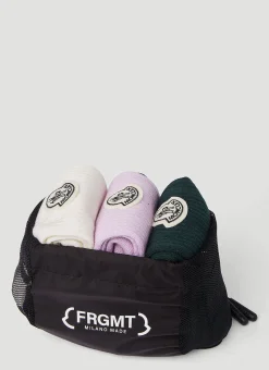 Pack Of Three Logo Patch Socks