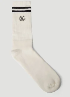 Pack Of Three Logo Patch Socks