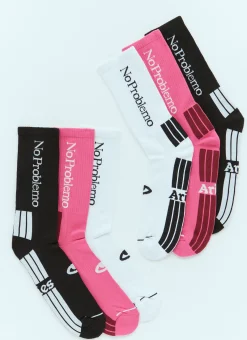 Pack Of Three No Problemo Socks