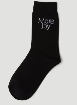 Pack Of Three Slogan Socks