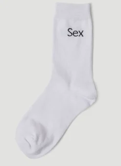 Pack Of Three Slogan Socks